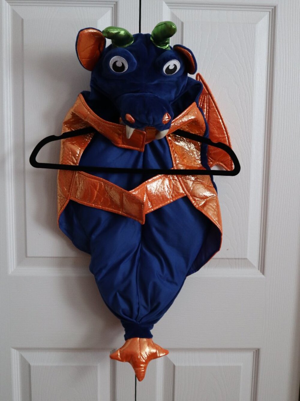 Spooky Night Plush Dragon Dog Costume Sz L 14" Chest Width 32" Length Halloween